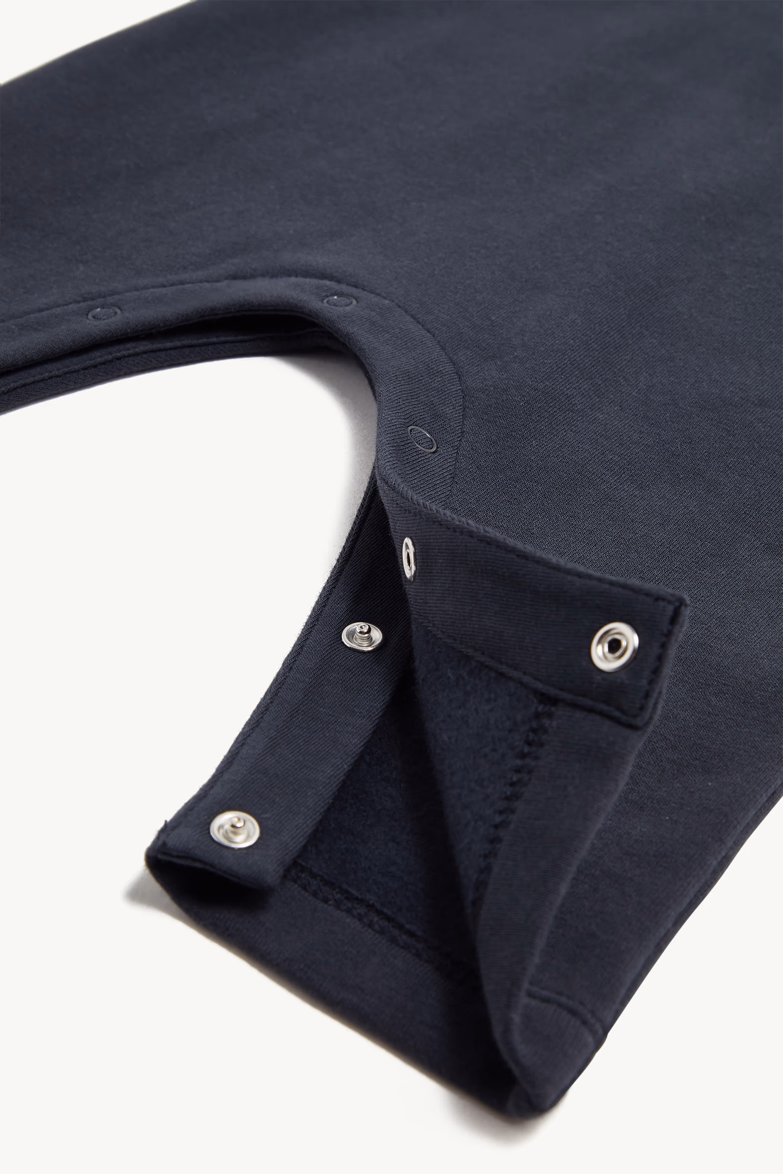 Embroidered Logo Cotton Baby Grow Gender Neutral Navy Blue Moncler 4